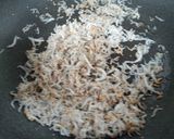 大根の葉としらすのゴマ油炒め作り方2写真