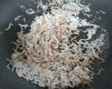大根の葉としらすのゴマ油炒め作り方2写真