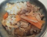 鶏ゴボウの炊き込みご飯♪噂の「だし道楽」作り方6写真