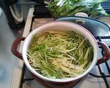 厚揚げと水菜の炊いたん作り方5写真