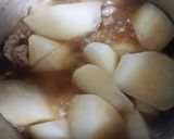 圧力鍋で柔らか味浸み～な肉大根の煮物作り方3写真