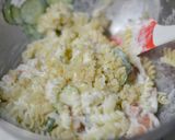 キヌア入り濃厚チーズ風味のマカロニサラダ作り方4写真
