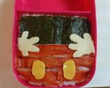 簡単キャラ弁☆ミッキーの可愛い体のり弁★作り方6写真