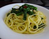 菜ばなのニンニク炒め作り方4写真