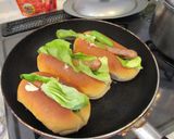 フライパンで温めるふんわりホットドッグ作り方5写真
