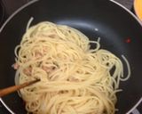 ガパオパスタ☆とりそぼろとバジル缶作り方4写真