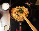 簡単！パラパラ！シソとサケのチャーハン作り方7写真