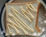 ごま油香る♪キムチーズトースト♪作り方1写真