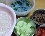 そぼろミニ冷麺♪作り方2写真