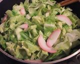 ✿キャベツとかまぼこのゴマ醤油炒め✿作り方2写真