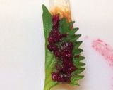 超簡単♪＊ちくわの梅じそくるくる巻き＊作り方3写真
