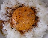 簡単に！白身サラサラ卵かけご飯作り方3写真