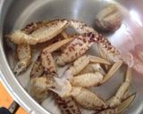 簡単！クリガニのお味噌汁♡♥︎作り方1写真