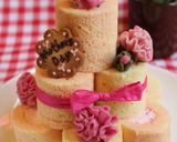母の日ケーキ♪チョコ細工でカーネーション作り方17写真