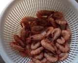 ☆エビとオクラの辛子醤油和え☆作り方1写真