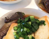 簡単！茄子と豆腐の揚げ出し♡ニラだれ♡作り方4写真
