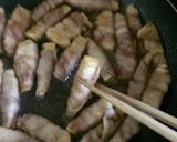 筍の豚バラ巻き作り方5写真