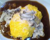 超簡単！きのこクリームオムカレー♪作り方7写真