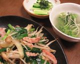 ワンルームご飯★ニラもやし豚スタミナ炒め作り方8写真