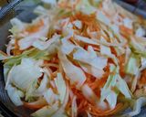 ☆ツナ缶&野菜たっぷりなお好み焼き☆作り方1写真