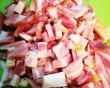 グリーンピースとベーコンのパスタ作り方3写真