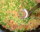 グリーンピースとベーコンのパスタ作り方8写真