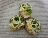 簡単おつまみ♪しいたけカップの小葱チーズ作り方3写真