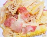 筍とベーコンのバター醤油炒め作り方18写真