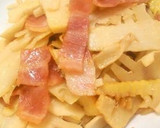 粉チーズ香る♪筍とベーコンのにんにく炒め作り方8写真