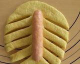 カレー味☆ウインナーパン作り方4写真