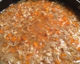 ママの味♪鶏挽肉と根菜のつゆだくそぼろ丼作り方8写真