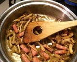 しめじとベーコンのクリームパスタ作り方8写真