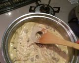しめじとベーコンのクリームパスタ作り方9写真
