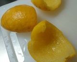 夏みかんのオレンジピール作り方1写真