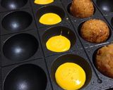 タコ焼きプレートでプチオムライス！作り方7写真