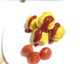 タコ焼きプレートでプチオムライス！作り方11写真
