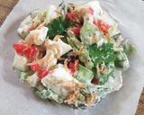 フライパン簡単 ちくわコロ野菜かき揚げ作り方3写真