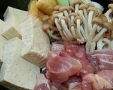 簡単一人鍋♪とんこつラーメンで作る白湯鍋作り方1写真
