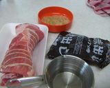 簡単美味しい味噌豚。作り方1写真