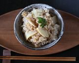 天然だしパックで作る 筍ご飯作り方7写真