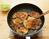 豚肉の甘らっきょう照り焼き作り方5写真