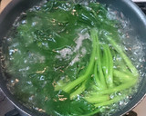 簡単！ほうれん草と竹輪のごま和え作り方1写真