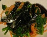 【簡単】人参＆ほうれん草の酢の物作り方5写真