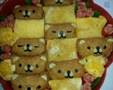 リラックマのお花見弁当作り方1写真