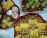 リラックマのお花見弁当作り方3写真