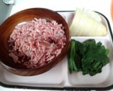 筍とゴロッとひき肉の柚子胡椒和風パスタ作り方2写真