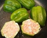 大きいピーマンで☆ピーマンの肉詰め作り方5写真