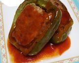 大きいピーマンで☆ピーマンの肉詰め作り方8写真