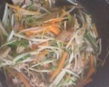 もやし&水菜の白だしきんぴら作り方2写真