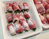 ヨシダソースで♪長芋と隠元の照り焼き作り方3写真